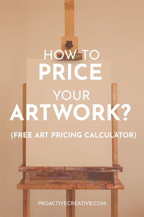 how to price artwork for beginners